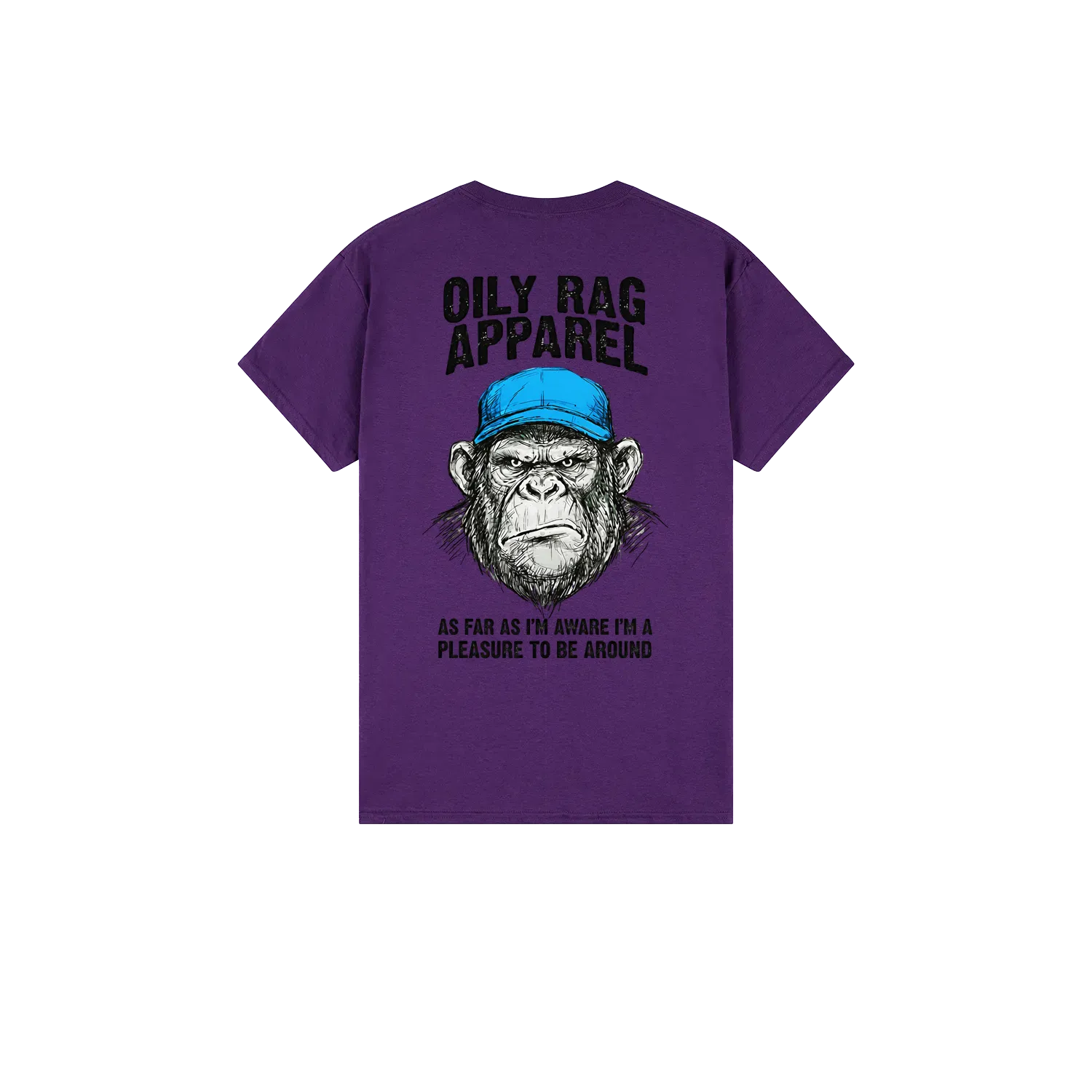 Purple back flat lay