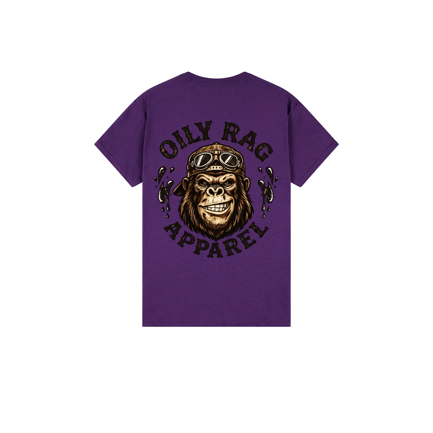 Purple back flat lay