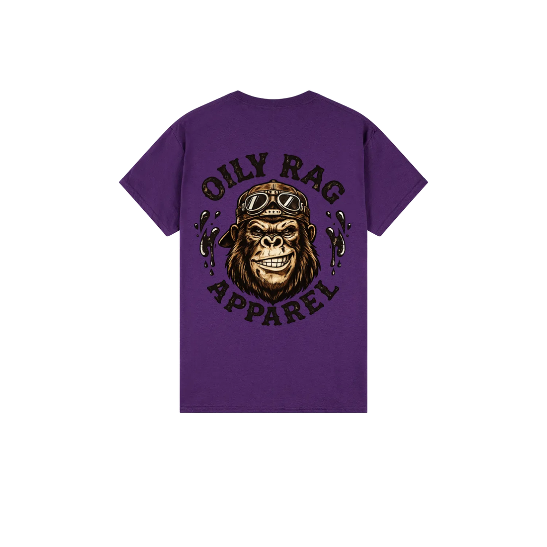 Purple back flat lay