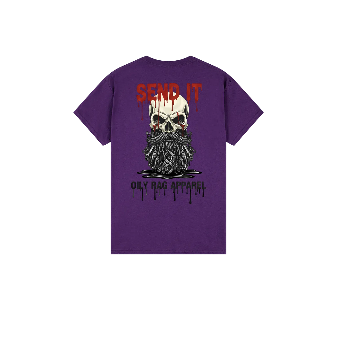 Purple back flat lay