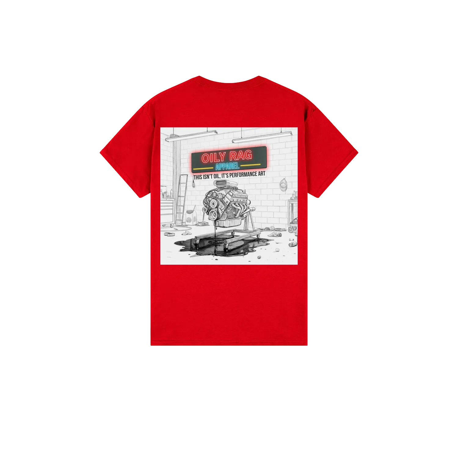 Red back flat lay