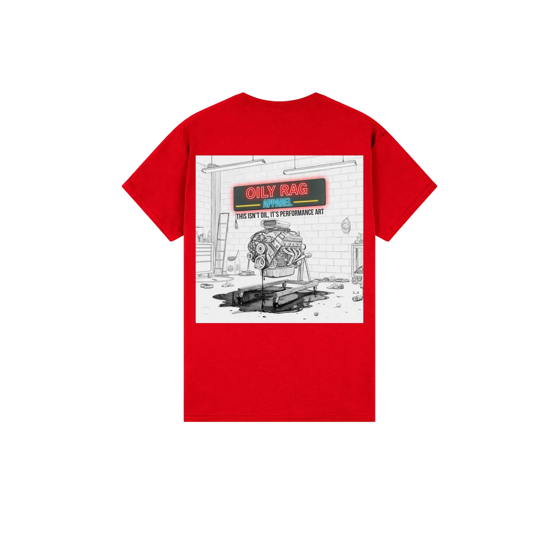 Red back flat lay