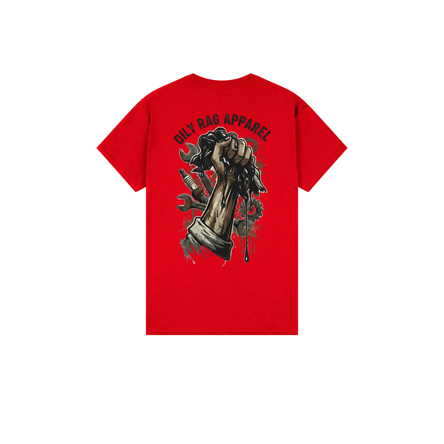 Red back flat lay