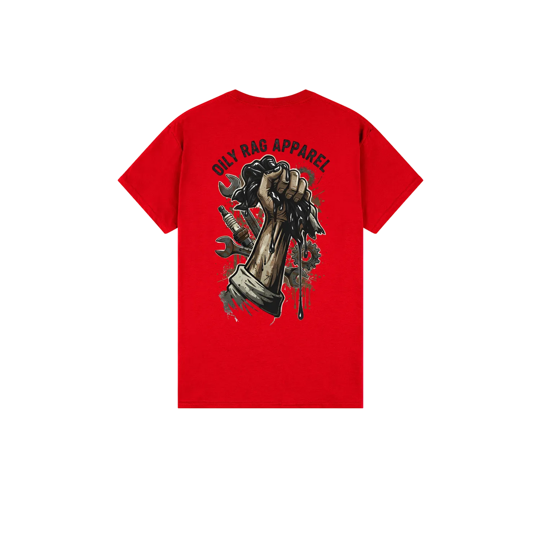 Red back flat lay