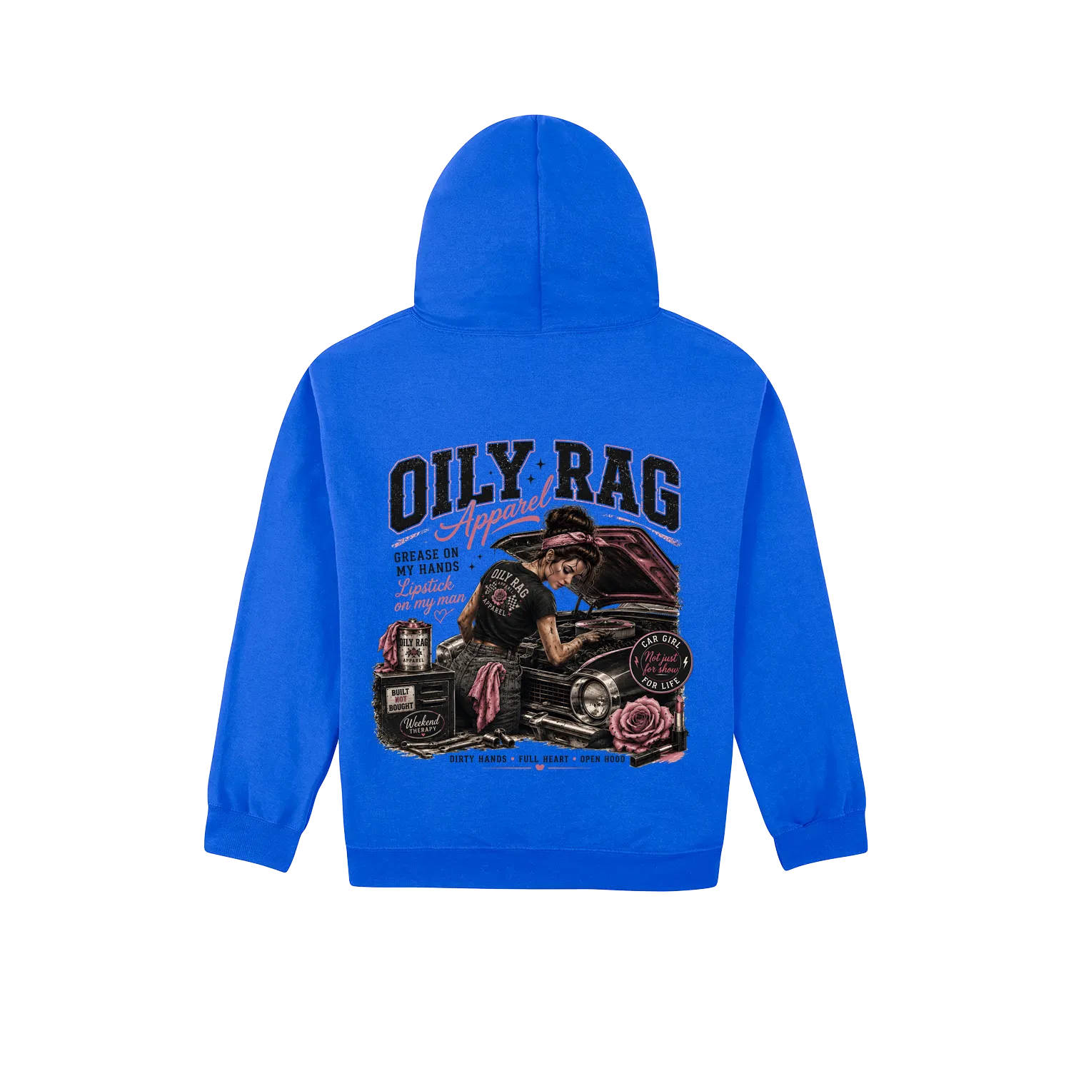 Royal back flat lay