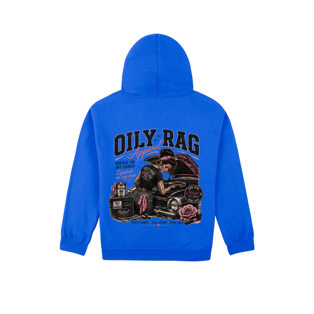 Royal back flat lay