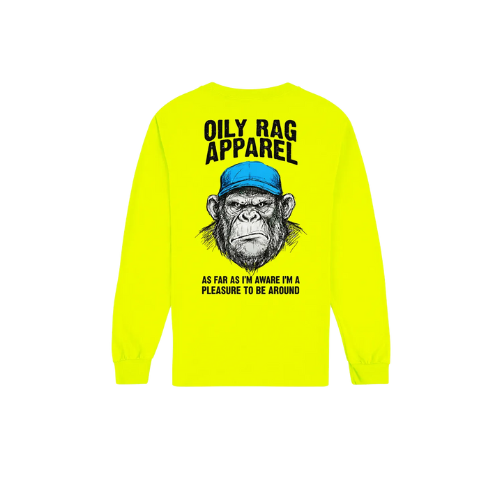 Safety Green back flat lay
