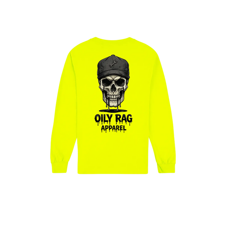 Safety Green back flat lay