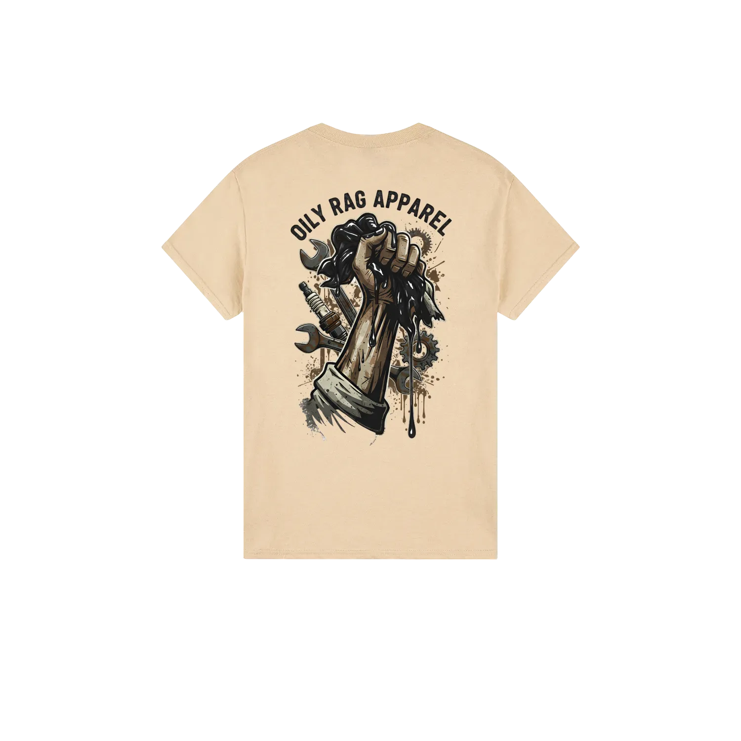 Sand back flat lay