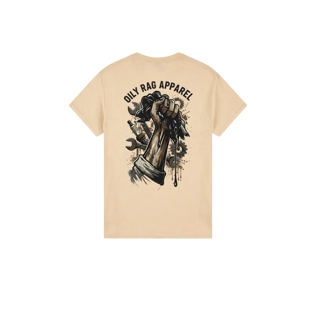 Sand back flat lay