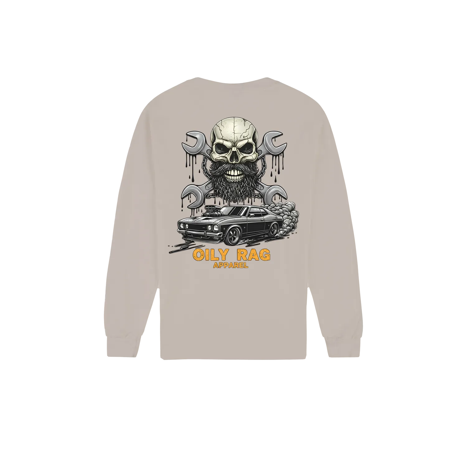 Sand back flat lay