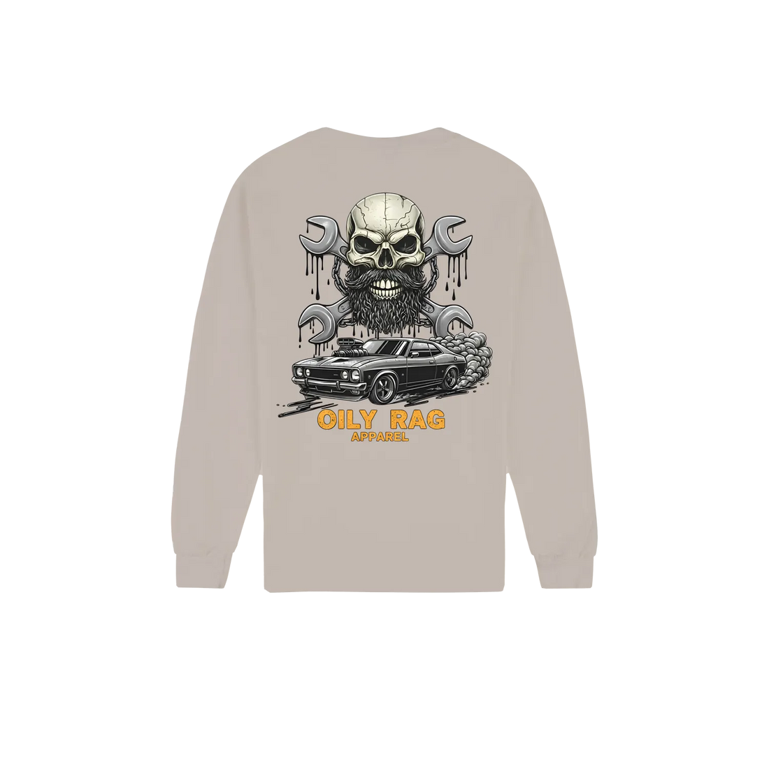 Sand back flat lay