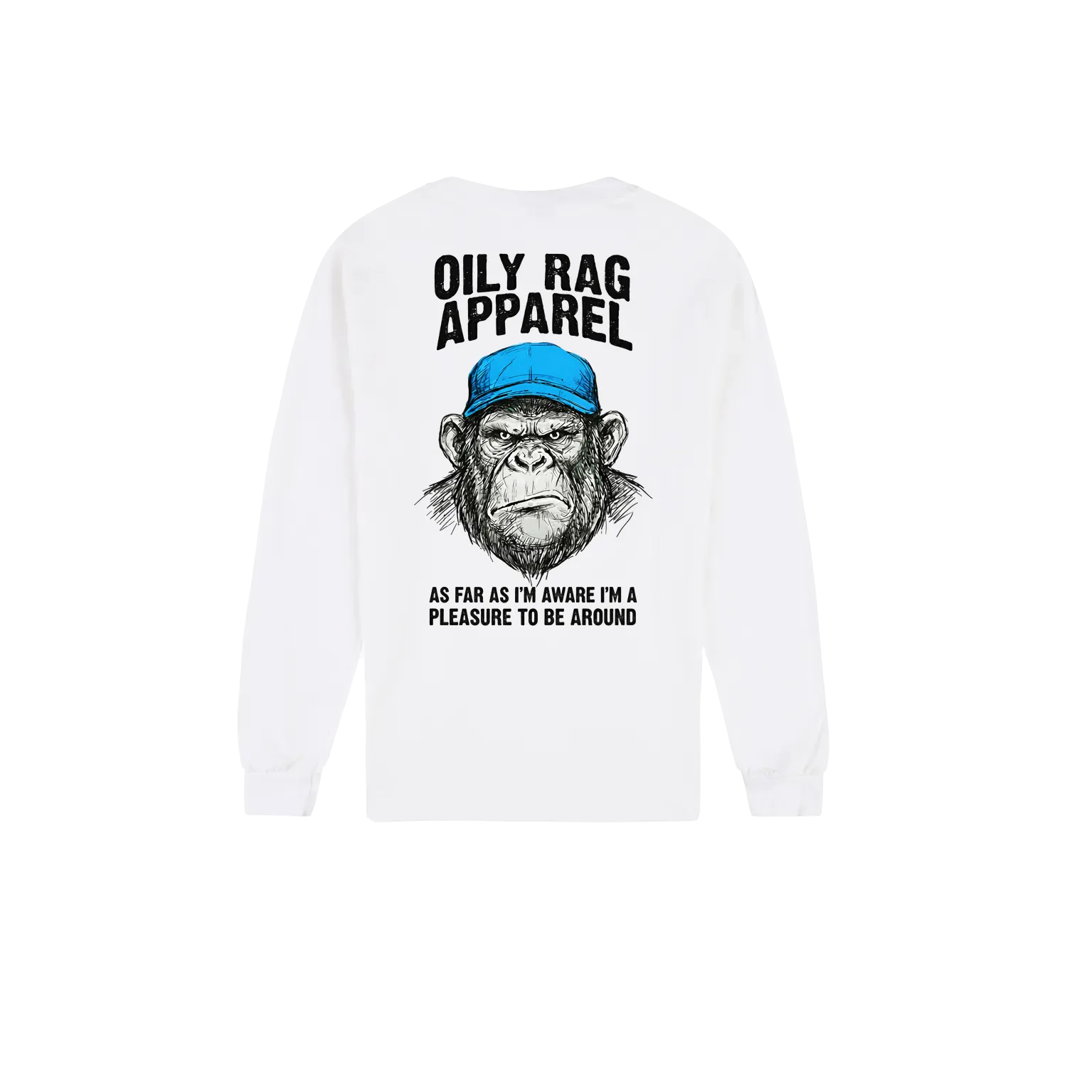 White back flat lay