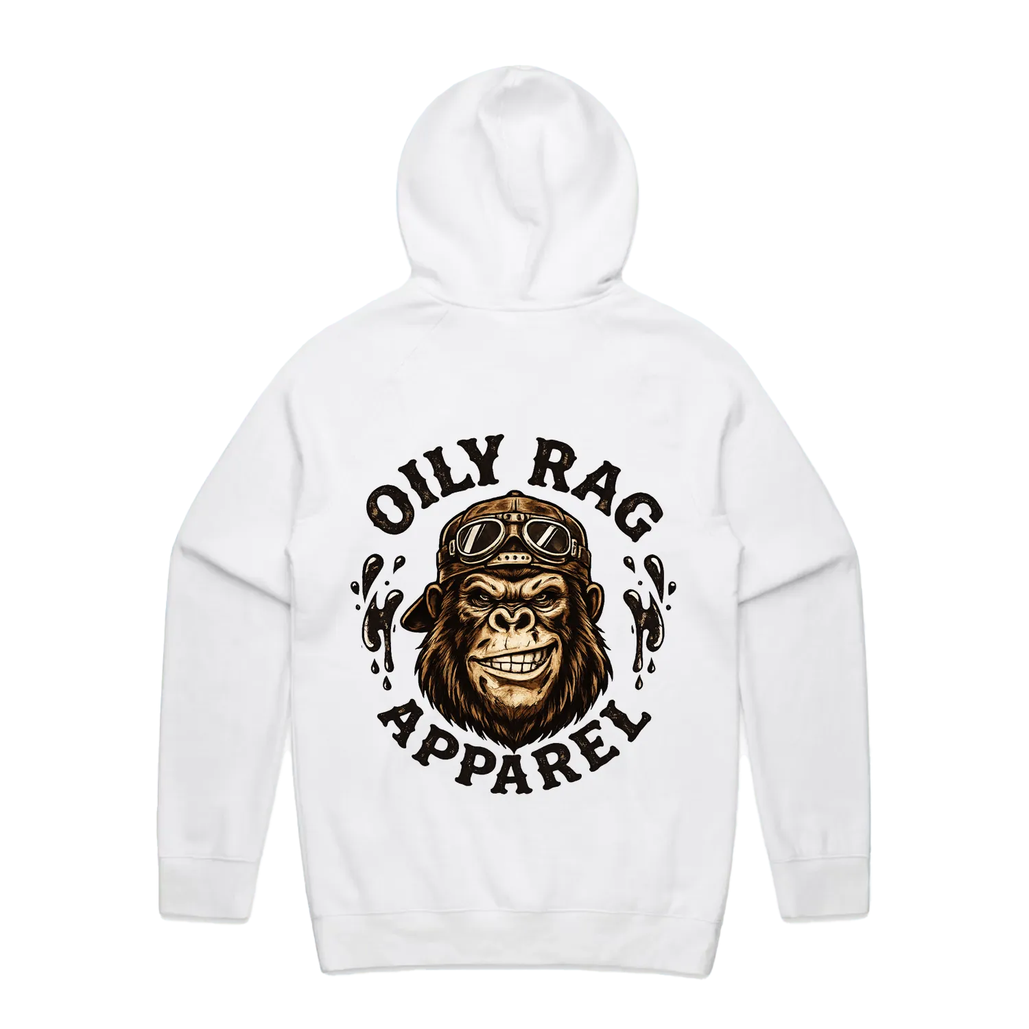 White back flat lay