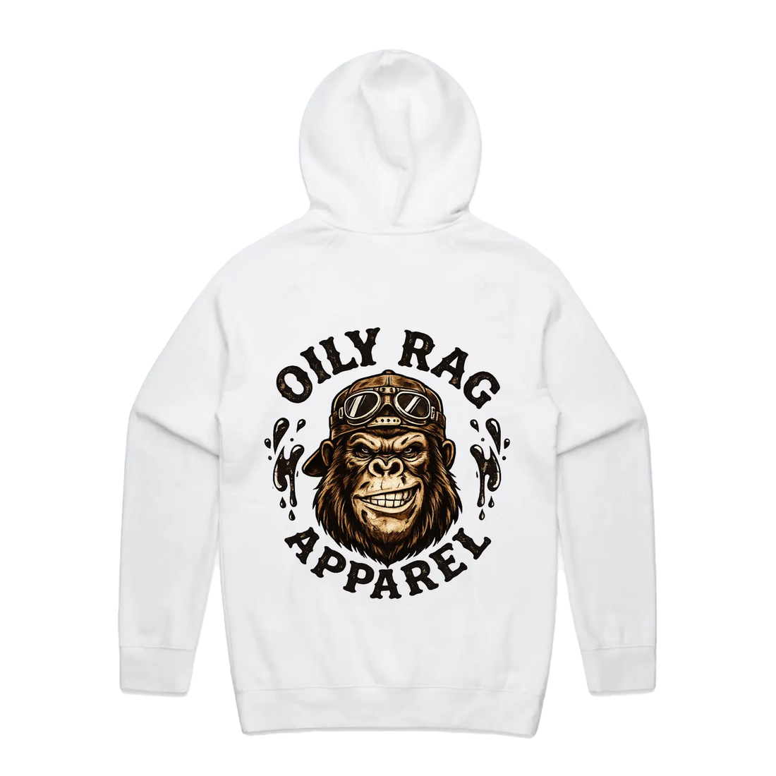 White back flat lay