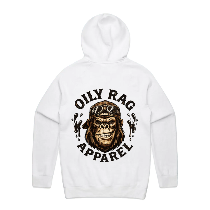 White back flat lay