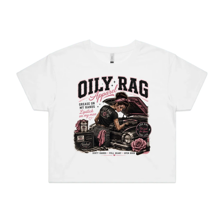 White front flat lay