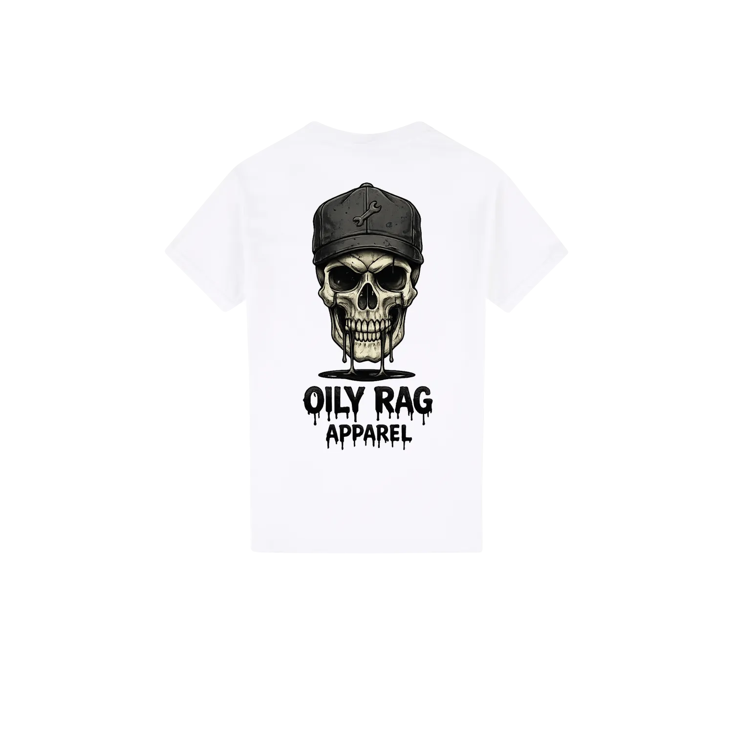 White back flat lay