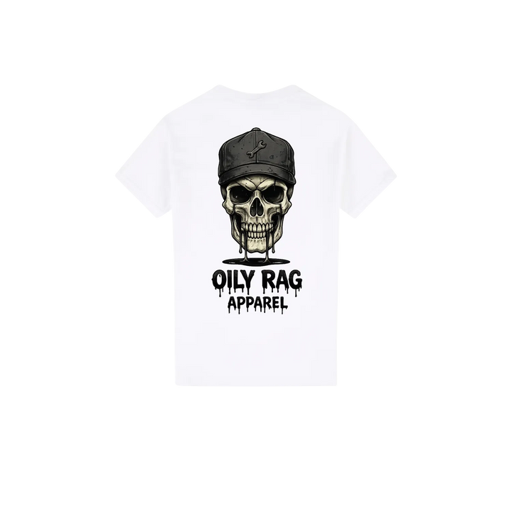 White back flat lay