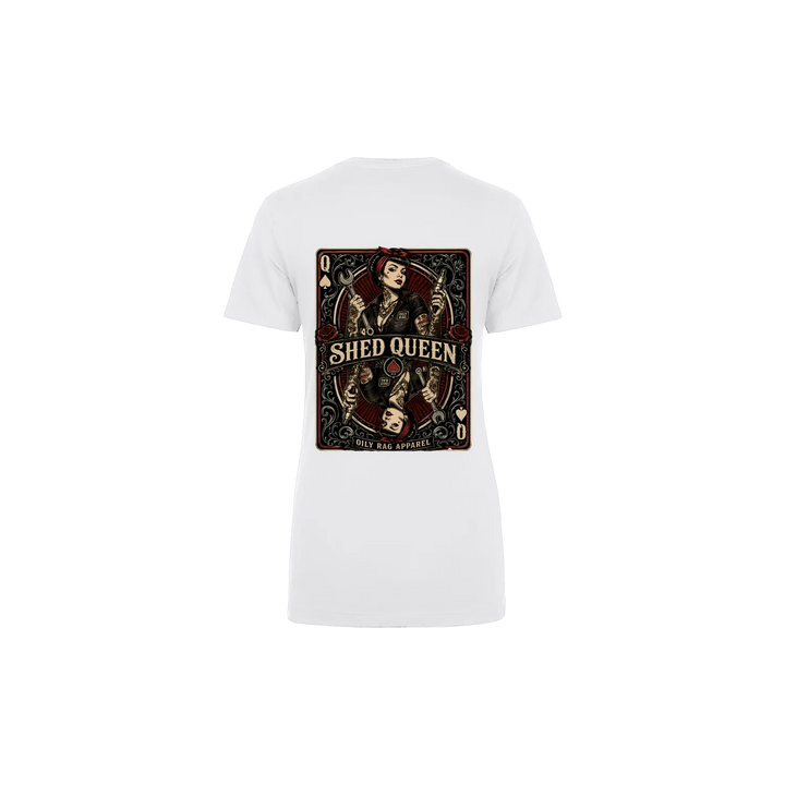 White back flat lay