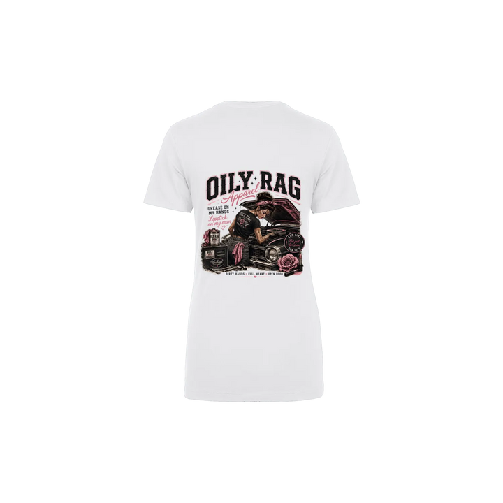 White back flat lay