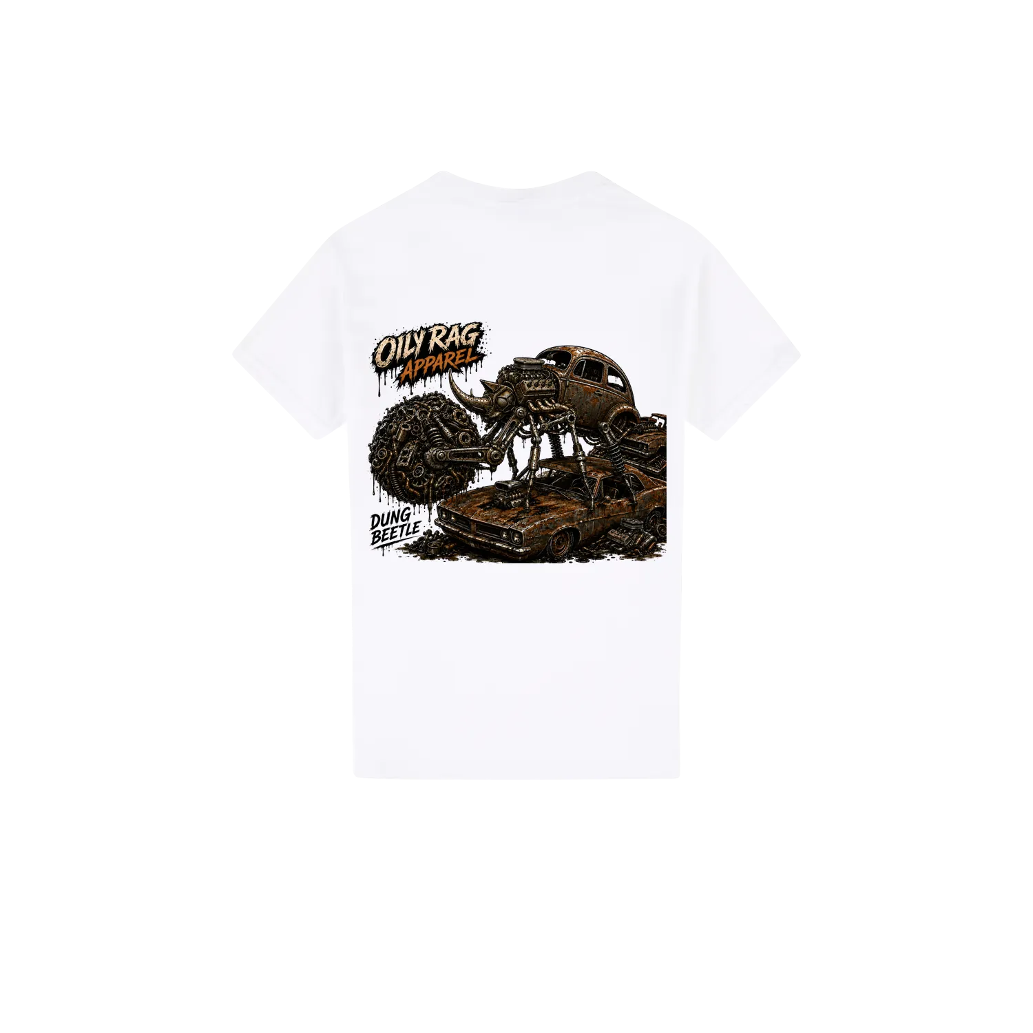 White back flat lay
