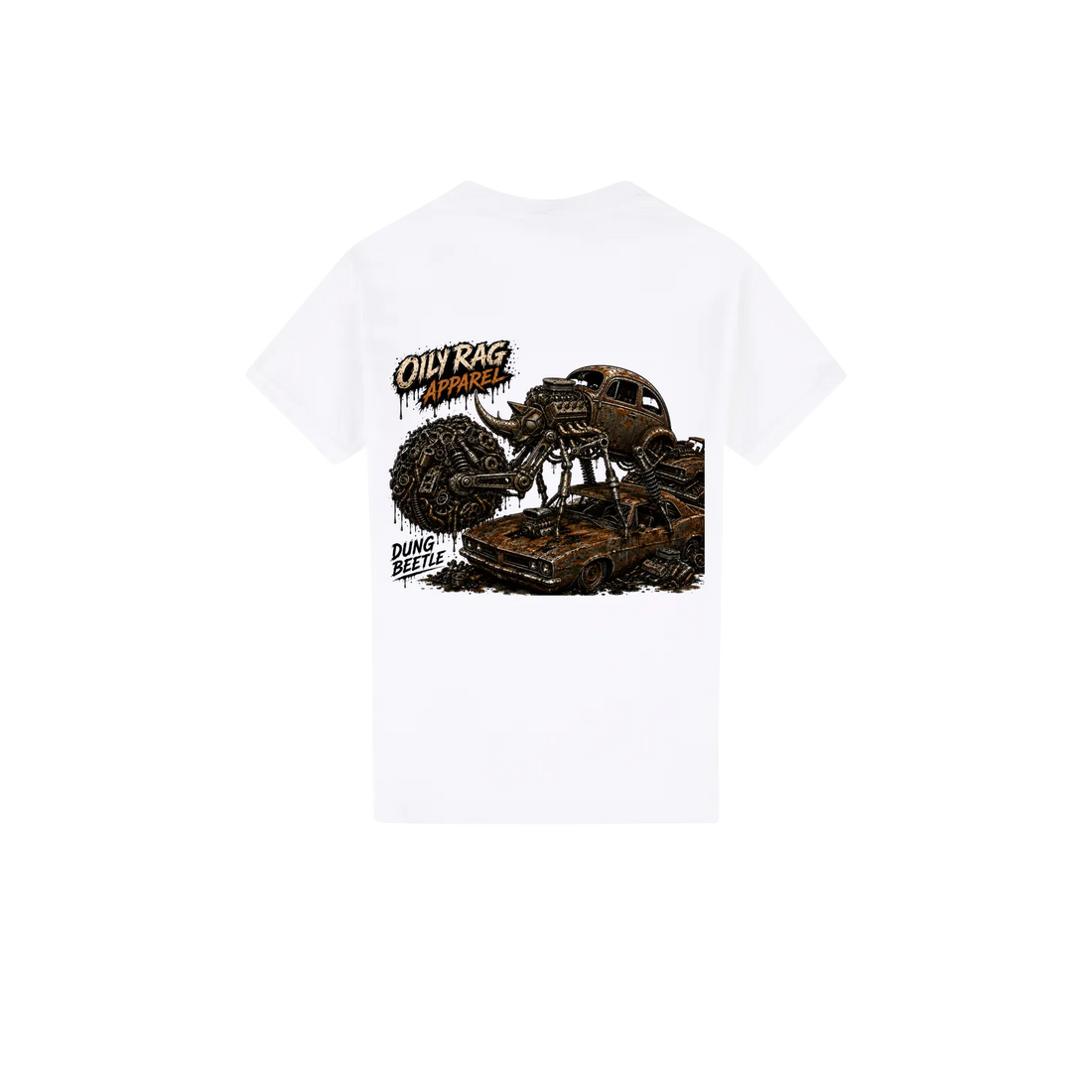 White back flat lay