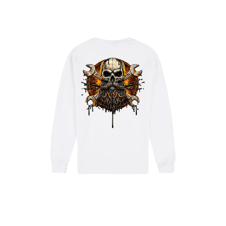 White back flat lay