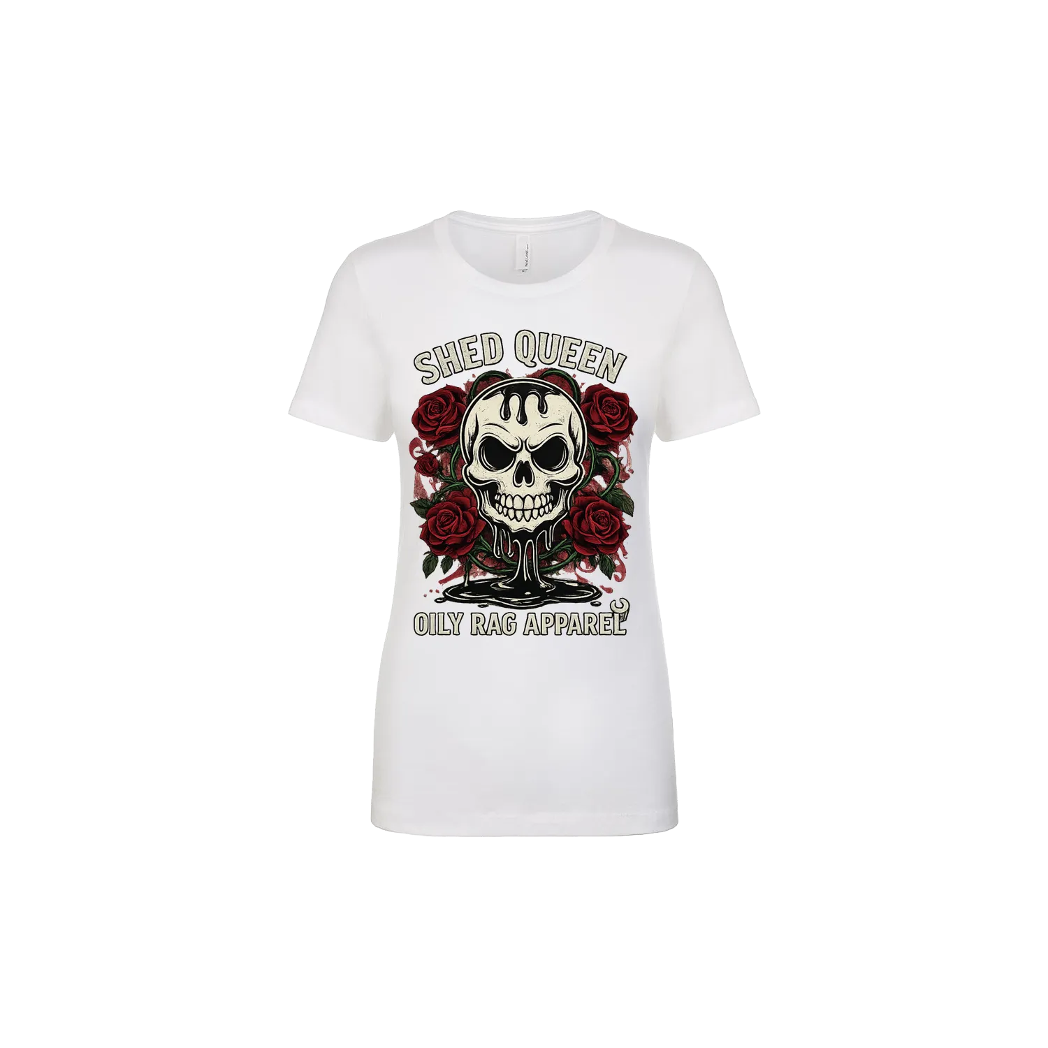 White front flat lay