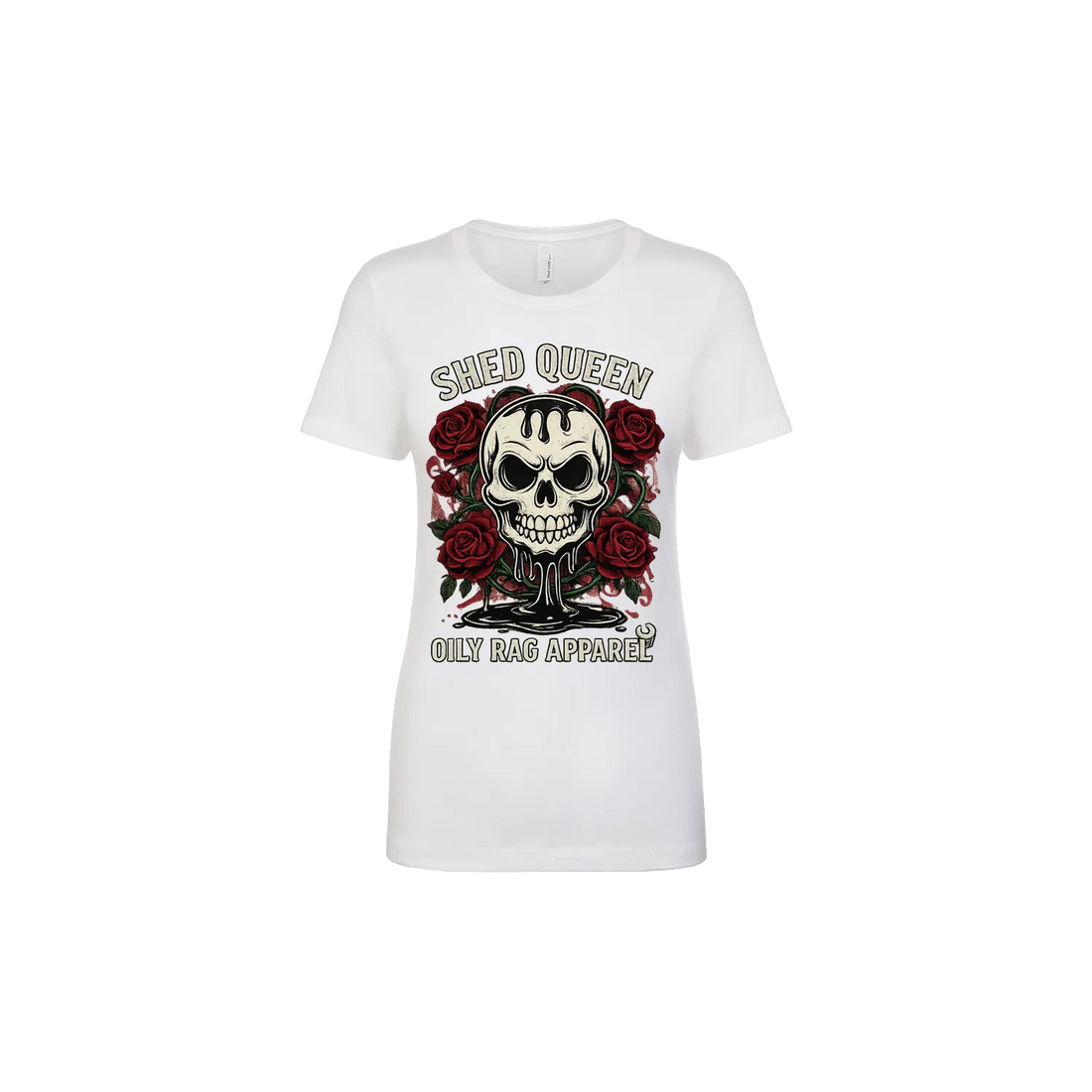 White front flat lay