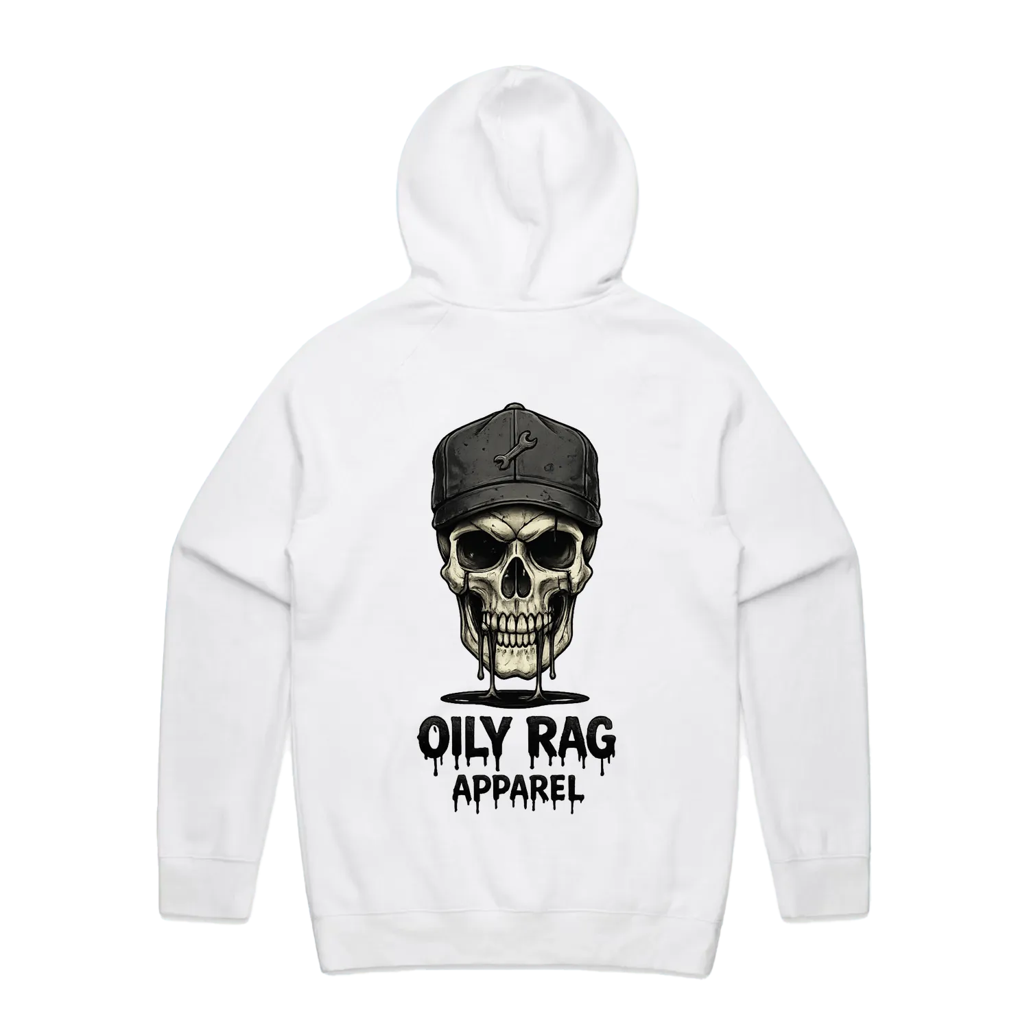 White back flat lay