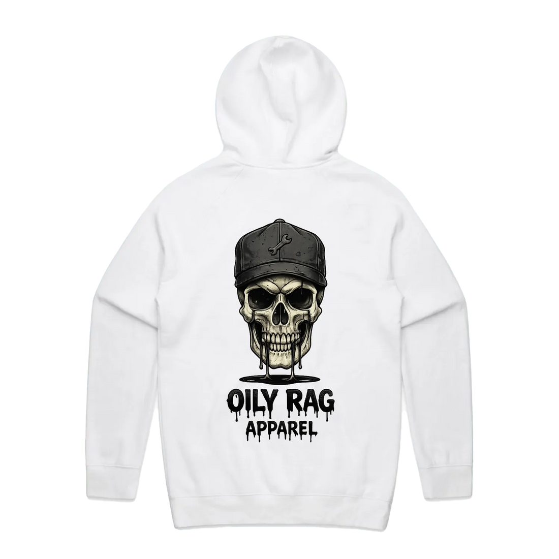 White back flat lay