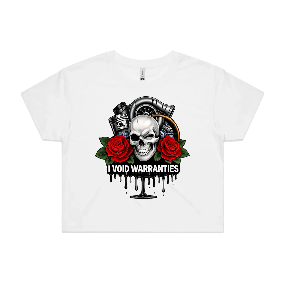 White front flat lay
