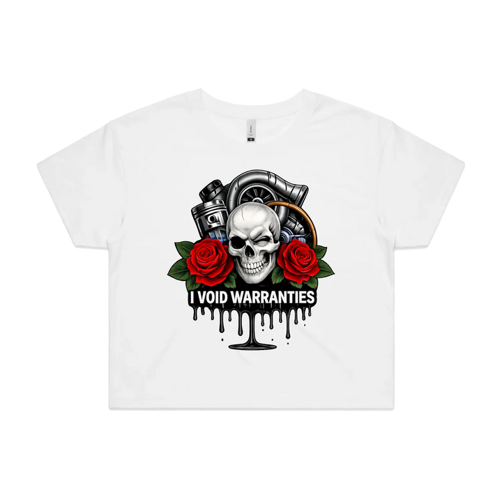 White front flat lay