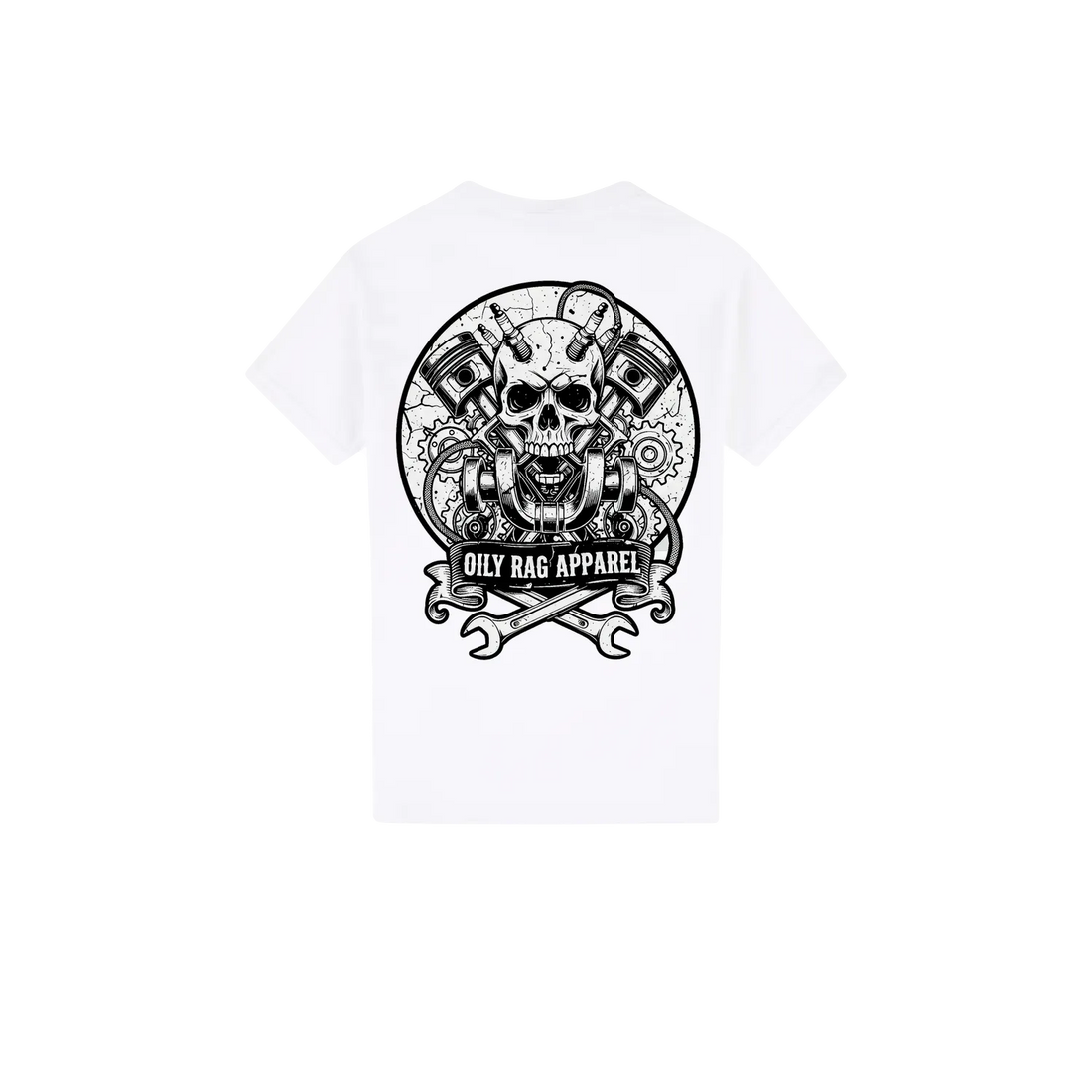 White back flat lay