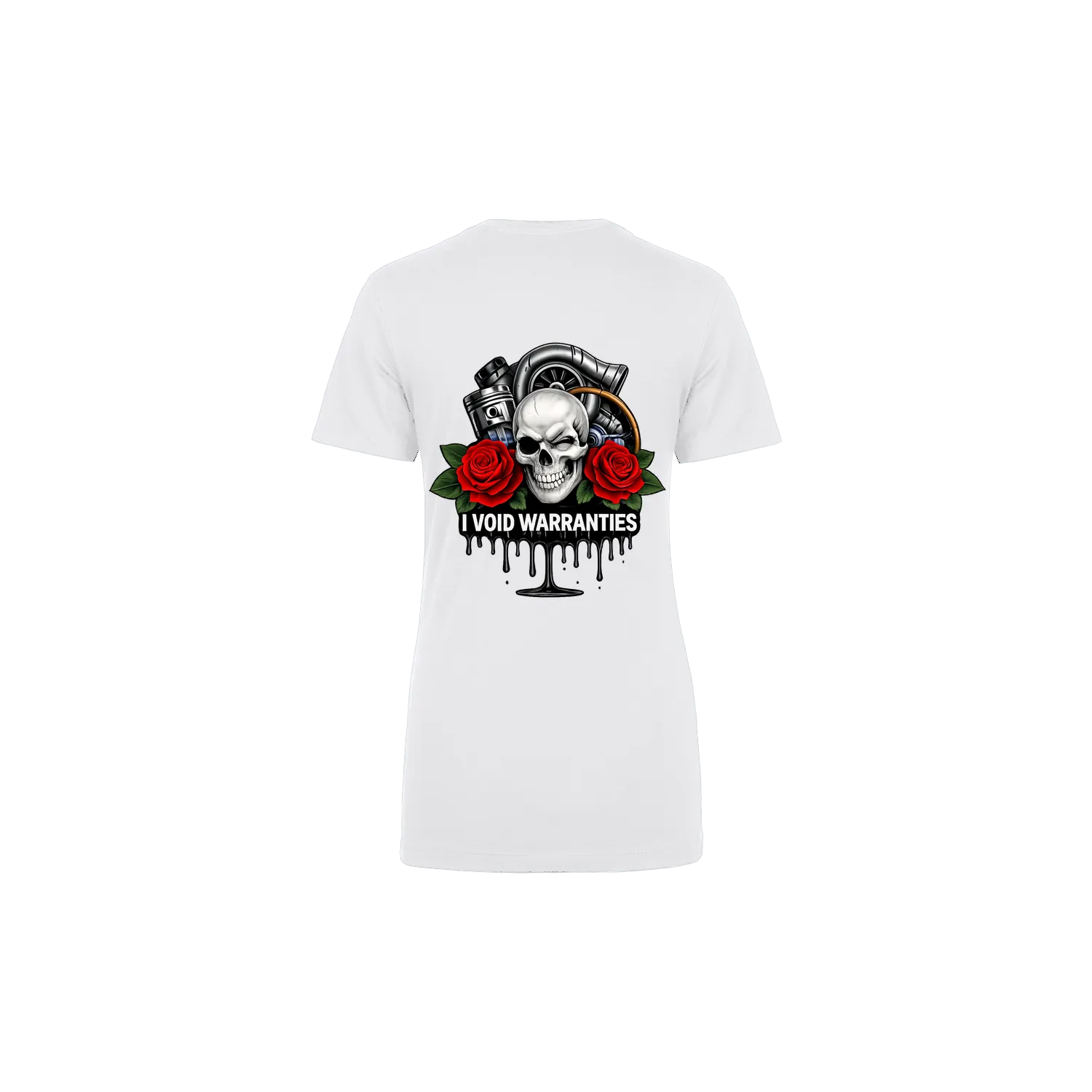 White back flat lay