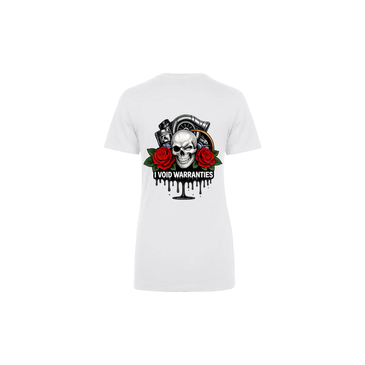 White back flat lay