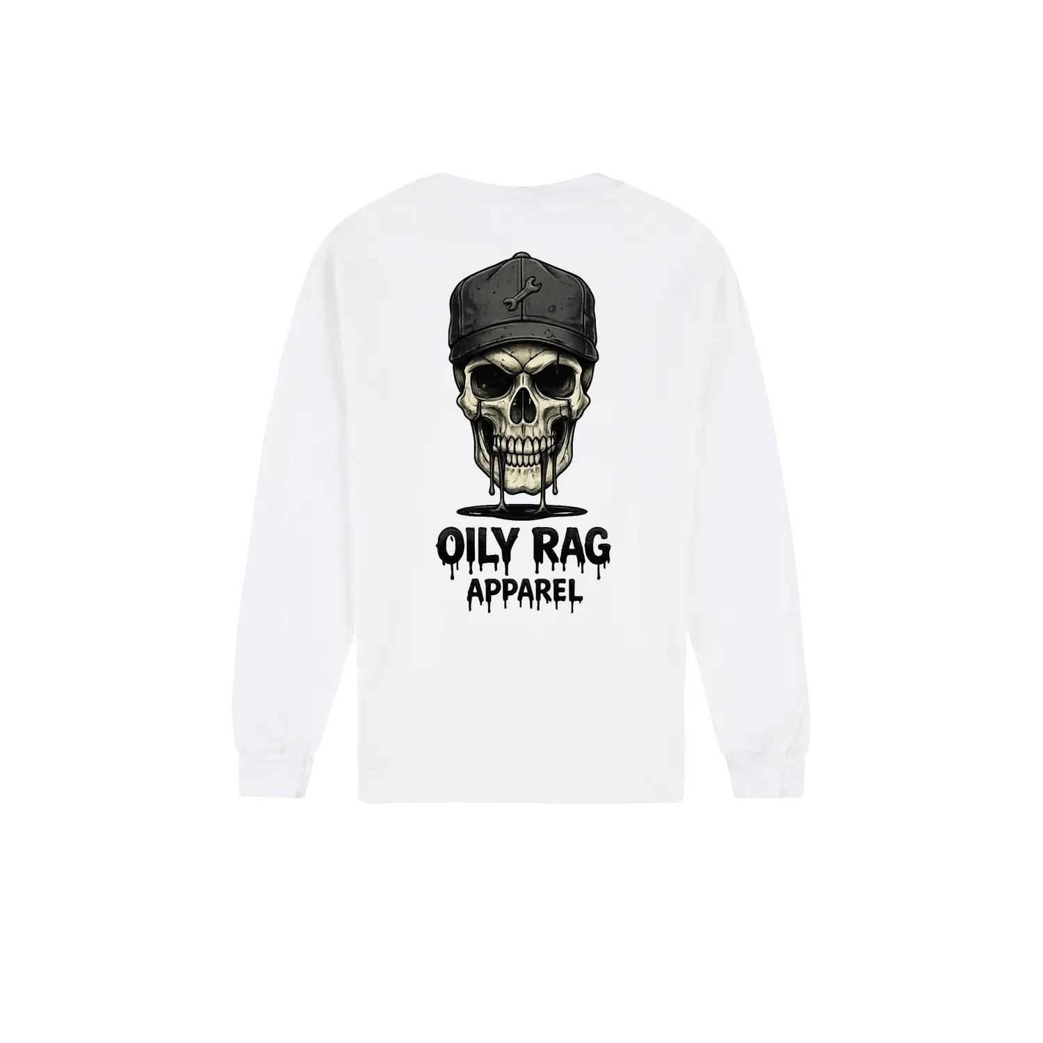 White back flat lay