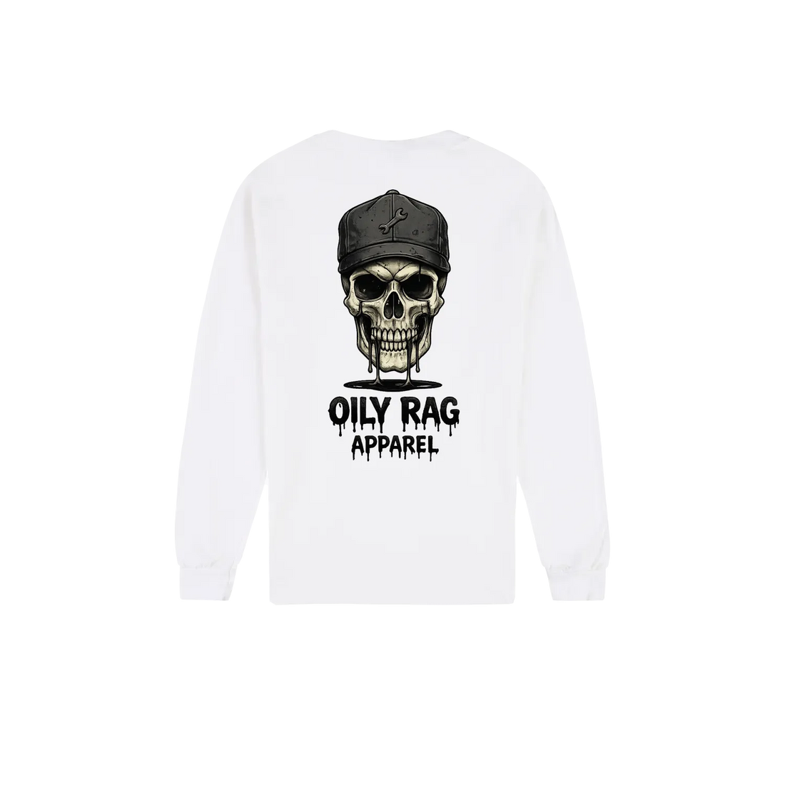 White back flat lay