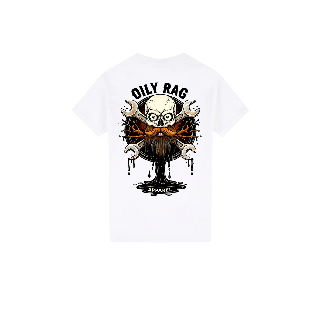 White back flat lay