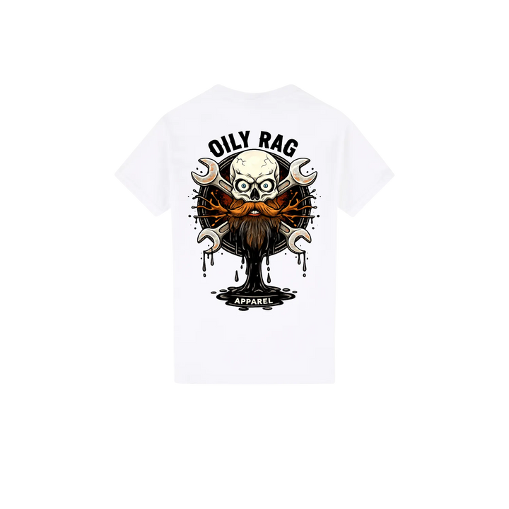 White back flat lay